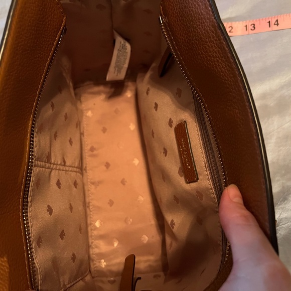 Kate spade cognac crossbody purse - Picture 5 of 7